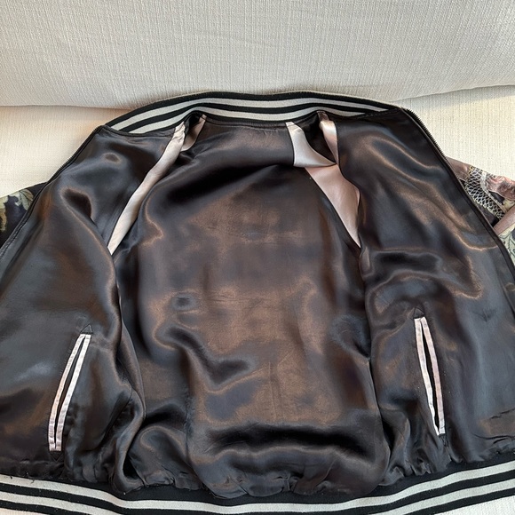 Vintage Satin Bomber Jacket - Picture 4 of 5